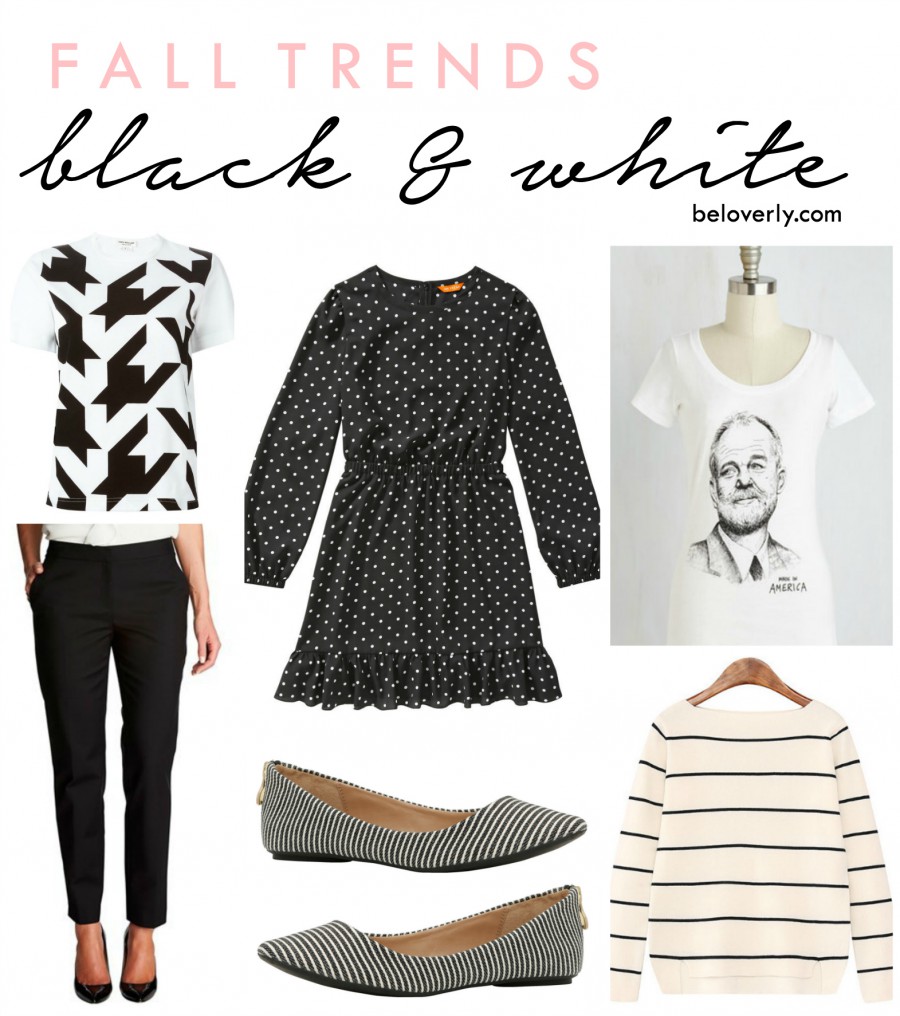 Fall Trends | Black & White | be loverly