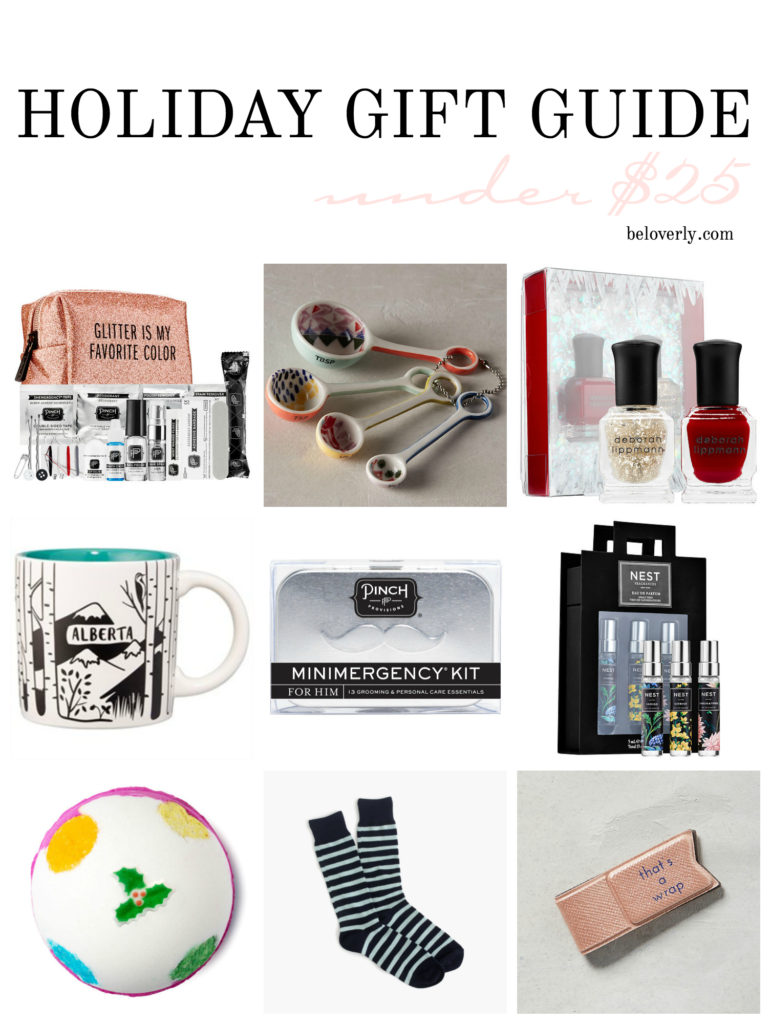 Holiday Gift Guide | Under $25 | be loverly